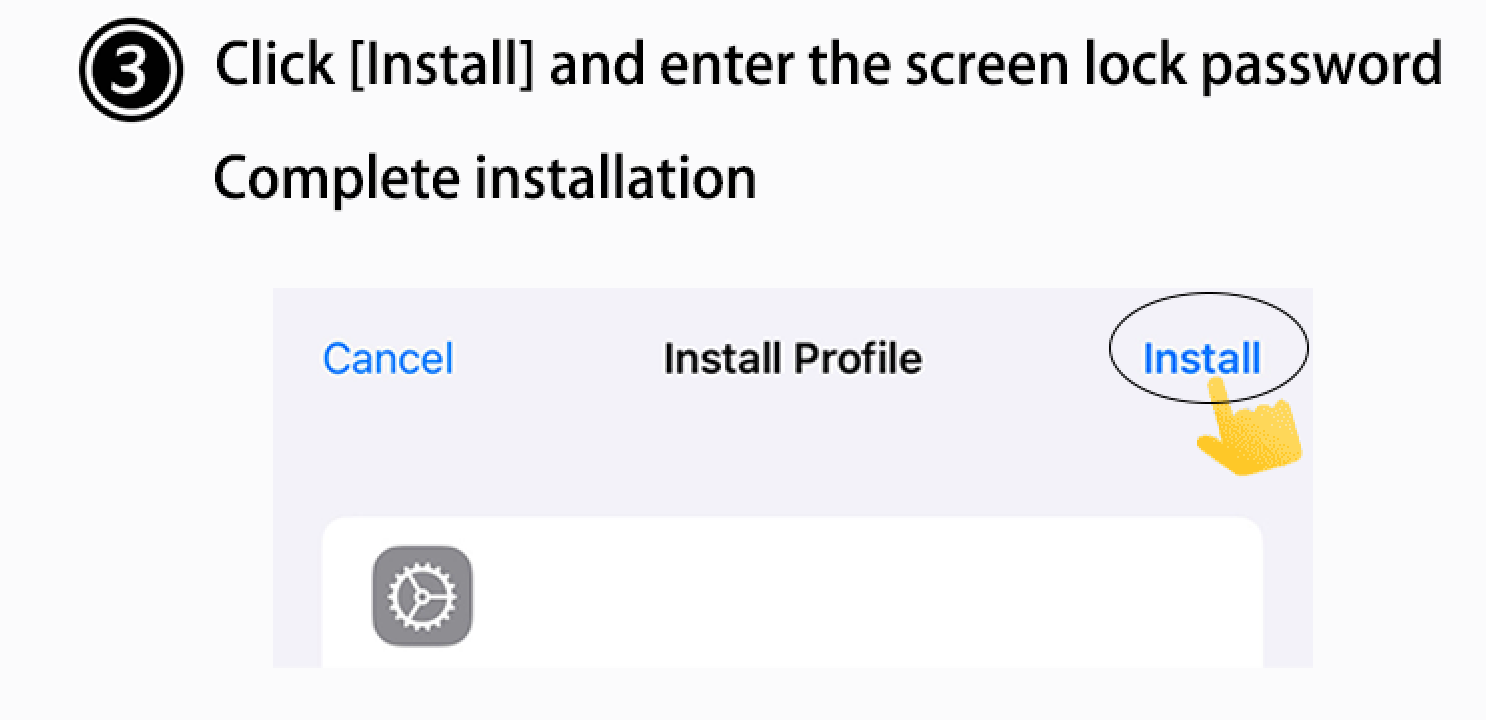 Install the Profile